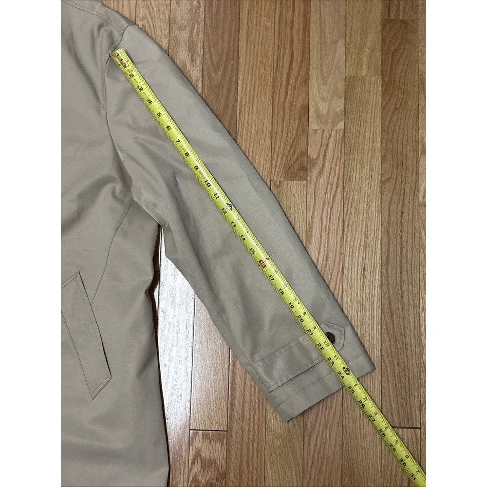 Lauren Ralph Lauren Khaki Tan‎ Car Coat Jacket Size L Mens Outerwear